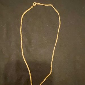 14 inch gold color necklace
